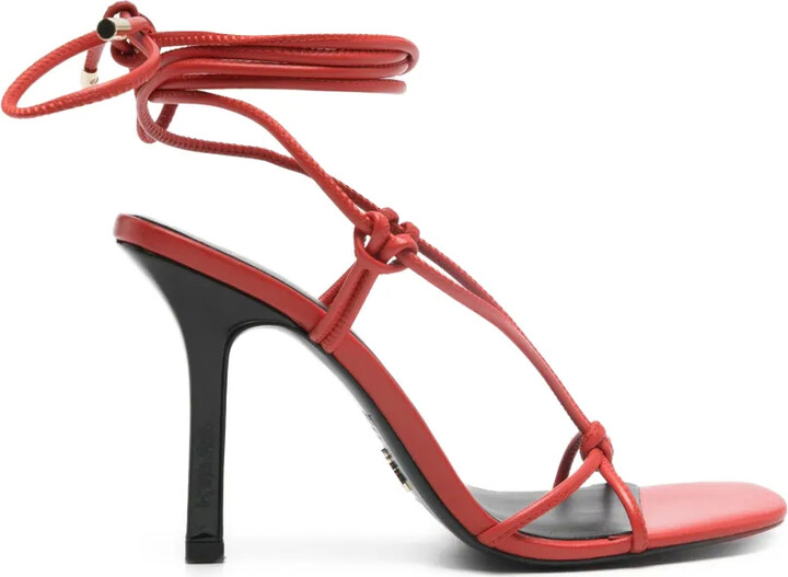 Patrizia Pepe New Square heeled sandals