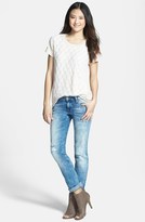 Thumbnail for your product : Olivia Moon Lace Front Tee