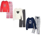 Thumbnail for your product : Maidenform Girl's JCP Pajama Set S 6 7, M 8 or L 10 12 Heart, Peace or Snow $30