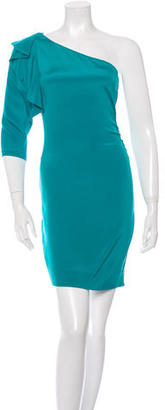 Diane von Furstenberg Silk One-Shoulder Dress