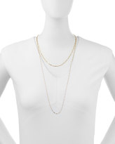 Thumbnail for your product : Jennifer Zeuner Jewelry Double Layered Gold Vermeil Necklace