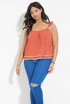 Thumbnail for your product : Forever 21 FOREVER 21+ Plus Size Crochet-Trim Top