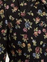 Thumbnail for your product : Erdem Garnet Floral Jacquard Jacket - Womens - Black Multi