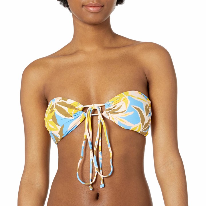 Volcom Womens Tidal Motion Bandeau Bikini Top