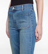 Thumbnail for your product : Veronica Beard Florence high-rise flared jeans