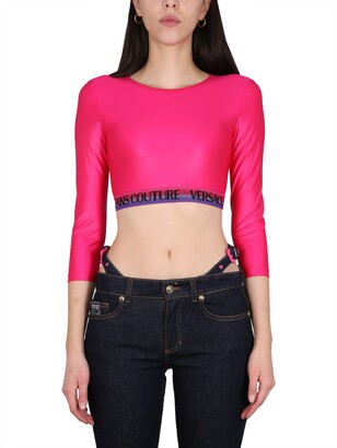 Versace Icons Cropped Bustier Top