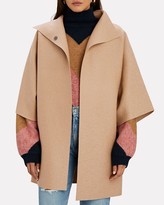 Thumbnail for your product : Harris Wharf London Kimono Mantle Wool Coat