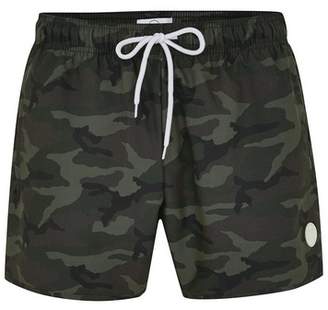 Topman Mens Multi Camouflage Print Swim Shorts