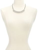 Thumbnail for your product : Charlotte Russe Rhinestone Curved Bar Collar Necklace
