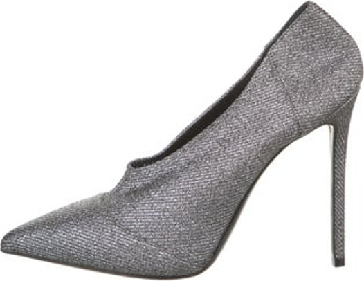 Grey Mer Greymer Pumps Silver Pointed-Toes