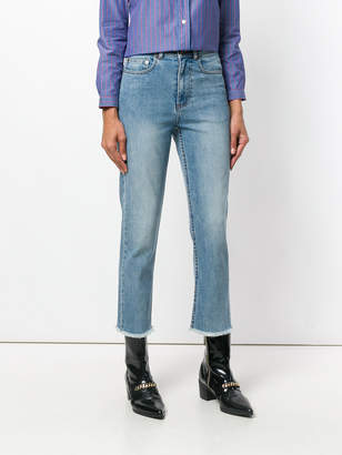 A.P.C. standard fringed jeans