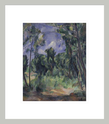 Red Barrel Studio The Glade by Paul Cézanne -Framed Giclee Print