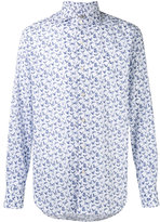 Thumbnail for your product : Canali butterfly print slim-fit shirt