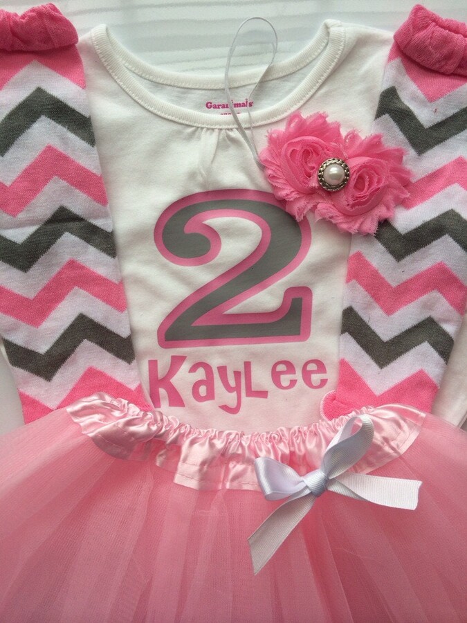 Etsy Toddler Girl Birthday Outfit- 2nd Birthday Outfit - 3rd 4Th -5Th Outfit- Photo Prop