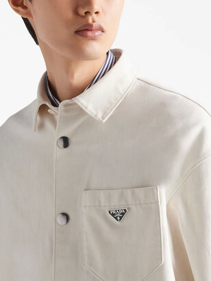 【PRADA】Triangle Logo Velvt Shirt L 23858063_53893524_600.jpg