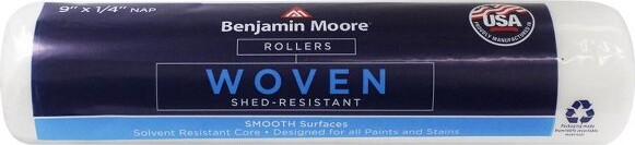 Benjamin Moore BenjaminMooreWoven9inWX1/4inRegularPaintRollerCover1pk-Caseof12
