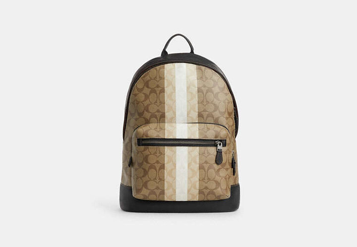 COACH® Outlet  Track Pack In Signature Canvas
