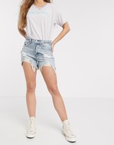 Thumbnail for your product : American Eagle distressed boyfriend denim shorts