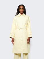 Thumbnail for your product : Proenza Schouler White Label Faux Leather Trench Coat Yellow Butter
