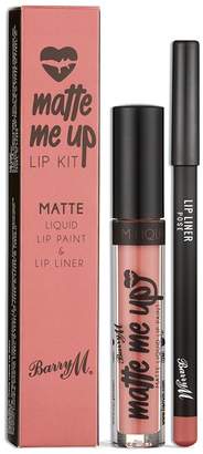 Barry M Matte Me Up Liquid Lip Kit - Go To