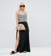 Thumbnail for your product : ASOS Petite Beach Split Hem Maxi Skirt