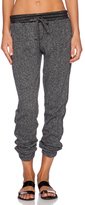Thumbnail for your product : C&C California Terry Pant With Faux Leather Detail