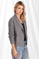 Thumbnail for your product : Minnie Rose Cashmere Blend Shawl Collar Cardi - Blue