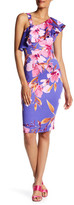 Thumbnail for your product : Spense Ruffle Shoulder Midi Dress