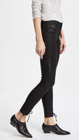 Thumbnail for your product : Hudson Stevie Lace Up Skinny Jeans