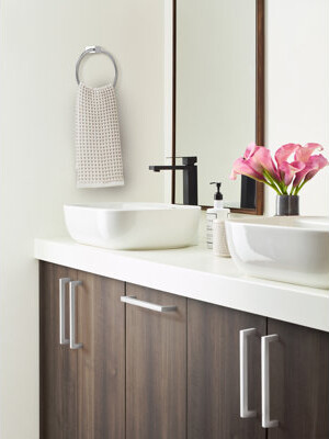 Amerock Monument Polished Nickel Closed Towel Ring