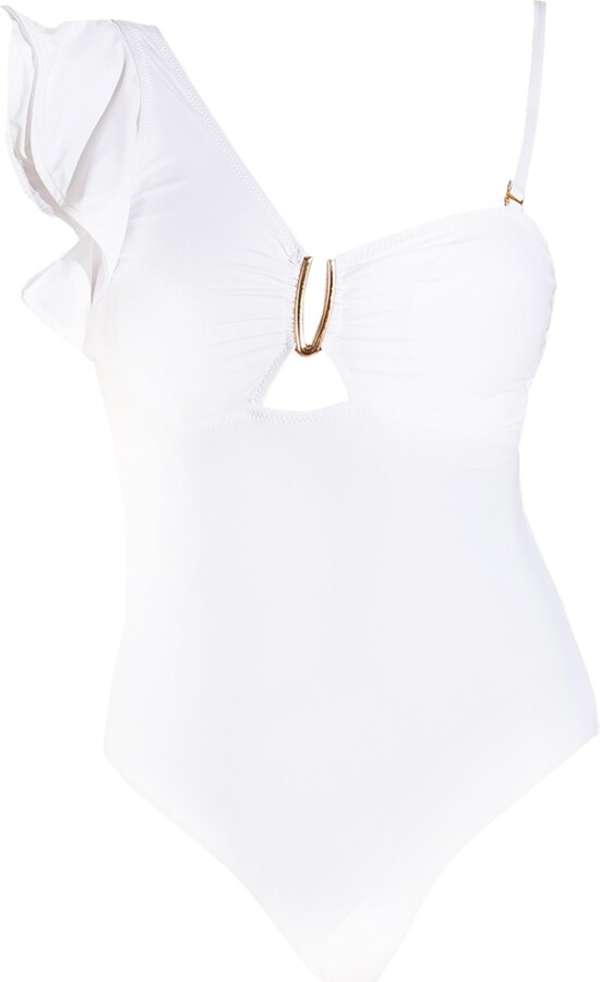 Aulala Paris - Aulala x Hibikini - Asymmetrical One-piece Swimsuit With ...