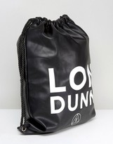 Thumbnail for your product : Missguided Londunn Faux Leather Drawstring Bag