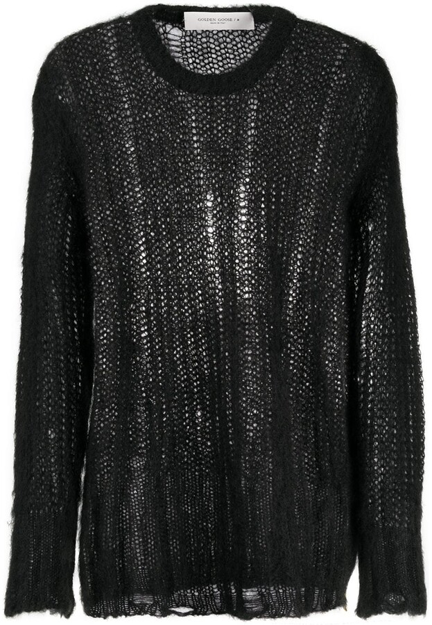 loose knit sweater mens