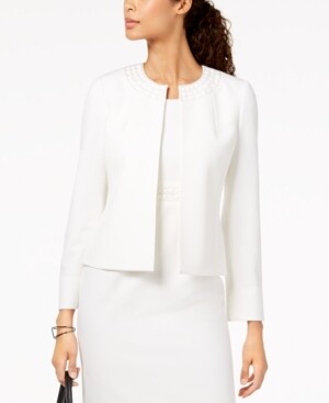 kasper white blazer