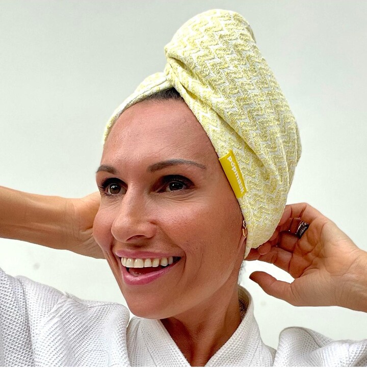 POPMASK Fast-Drying Microfibre Hair Towel – Perfect for Healthy, Frizz-Free Hair