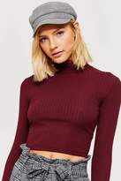 Thumbnail for your product : Ardene Basic Mock Neck Crop Top