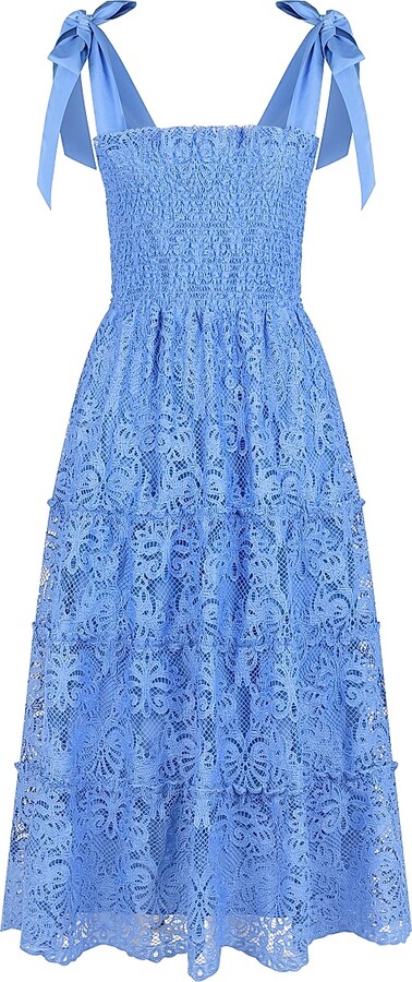 Hill House Home Women's The Ribbon Ellie Nap Dress - Sky Blue - Size XXXS
