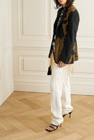 Thumbnail for your product : Dries Van Noten Sequin-embellished Embroidered Woven Blazer