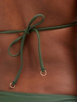 Thumbnail for your product : Bower - Base Triangle Bikini Top - Dark Green