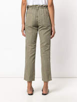 Thumbnail for your product : Current/Elliott Paperbag cropped jeans