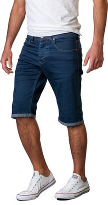 Gelverie Men's Shorts Slim Fit Bermuda Jeans Shorts for Man - ShopStyle