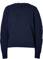 Thumbnail for your product : J.W.Anderson Boiled Wool Boat Neck Pullover Navy