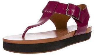 Rochas Platform Thong Sandals