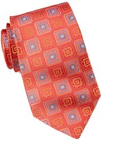 Thumbnail for your product : Hickey Freeman Fancy Medallion Silk Tie