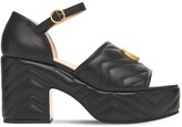 Thumbnail for your product : Gucci 95mm Matelassé platform sandals