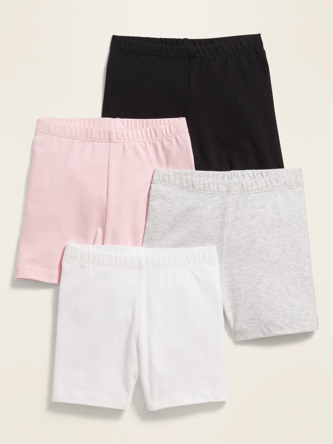 Jersey Biker Shorts 4-Pack for Toddler Girls