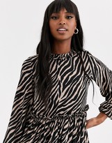 Thumbnail for your product : Y.A.S Tall Aritta tiger print smock dress