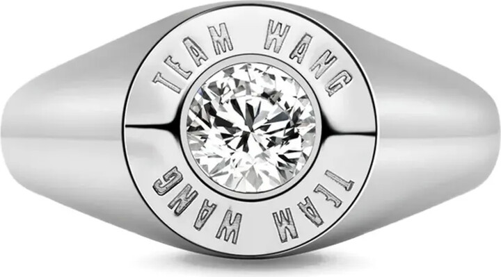 TEAM WANG design The Original 1 logo-engraved ring