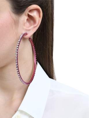 Area Dorinda Crystal Hoop Earrings