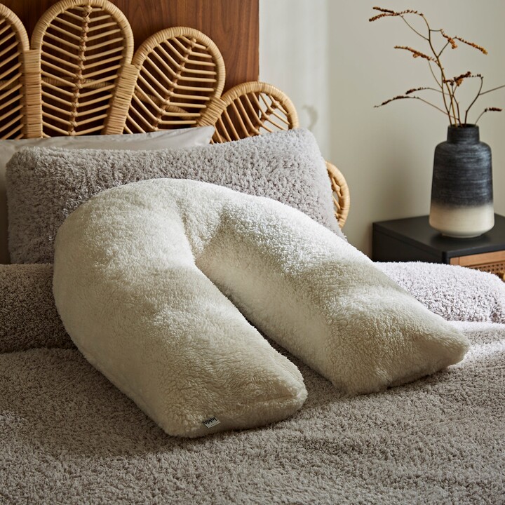 Teddy Bear Cream VShaped Cushion Cream ShopStyle